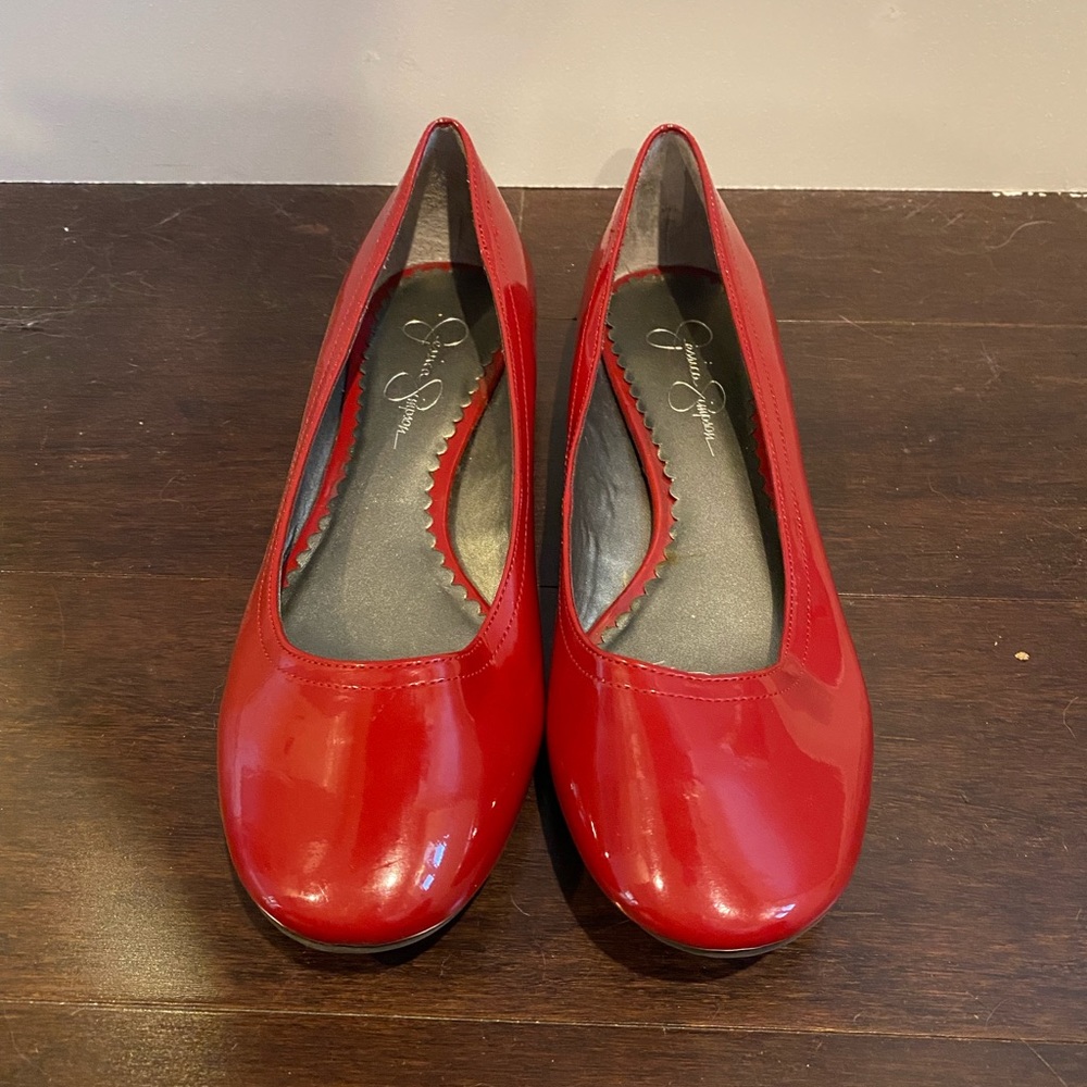 Jessica Simpson Red Flats